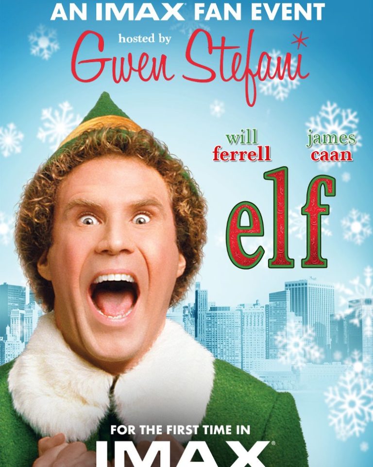 Gwen Stefani to Host Special IMAX Screening of Elf on Dec. 13 at 10 ...