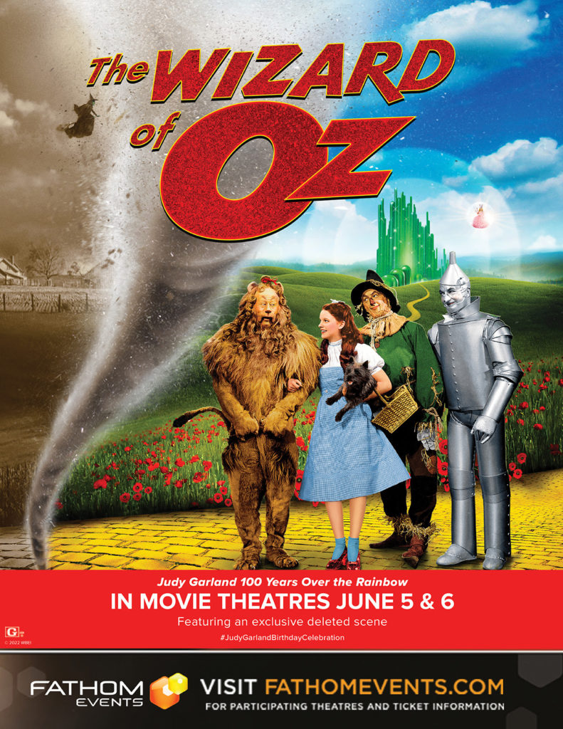 Fathom Events and Warner Bros. Bring The Wizard Of Oz Back to Cinemas ...