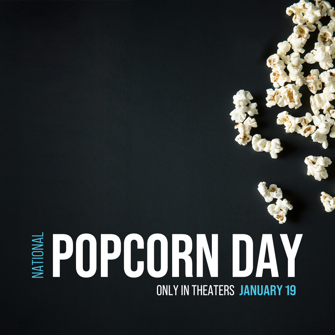 Celebrate National Popcorn Day on January 19th with Deals and Discounts at  a Theater Near You - Boxoffice
