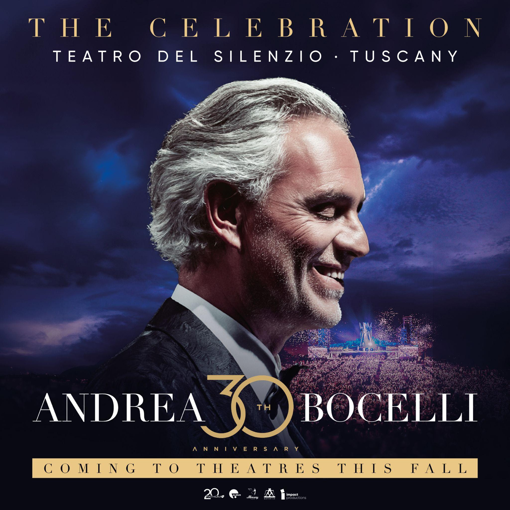 Fathom to Release ANDREA BOCELLI 30 THE CELEBRATION in Theaters